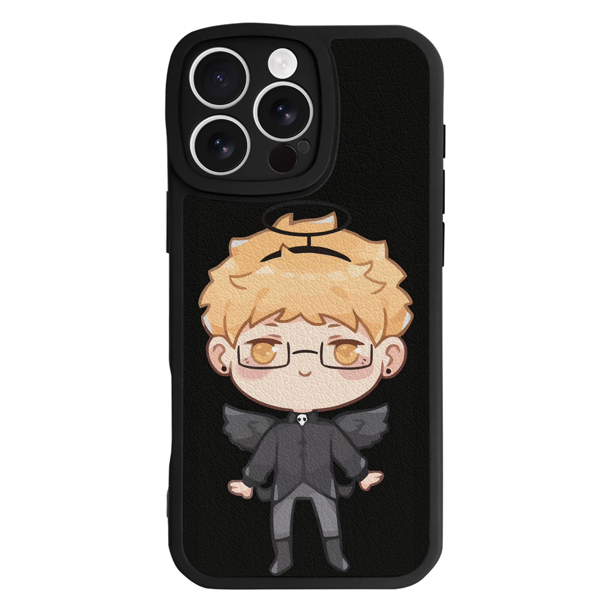 （画像用） ハイキュー!! Haikyu!! 【iPhone 16シリーズ対応】シリコンスマホケース（レザー調） 材質：シリコン